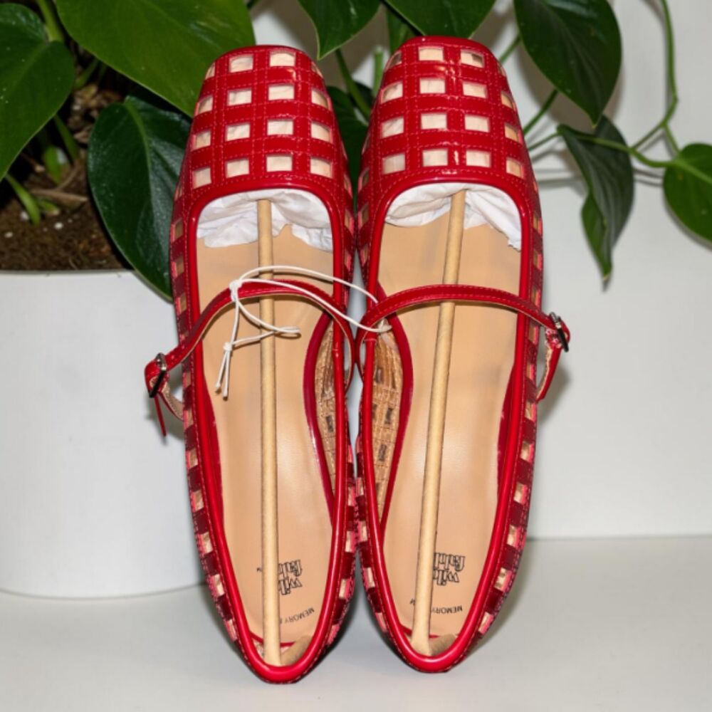 Wild Fable Red Cutout Mary Jane Flats Multiple Sizes